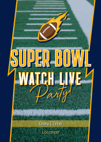 Super Bowl Live Flyer