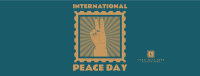 Peace Day Stamp Facebook Cover