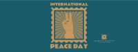 Peace Day Stamp Facebook Cover Image Preview