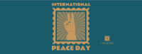 Peace Day Stamp Facebook Cover Image Preview