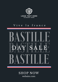 Happy Bastille Day Poster