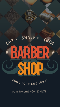 Barber Service TikTok Video Design