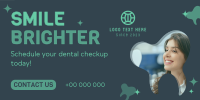 Oral Health Checkup Twitter Post