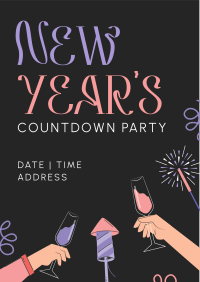 New Year Countdown Flyer