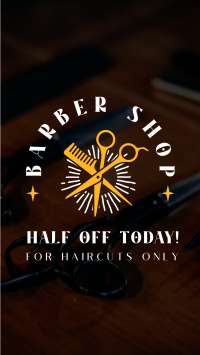 Barbershop Promo Facebook Story