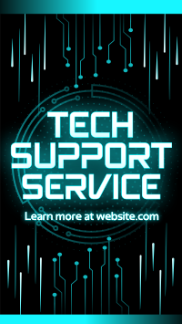 Tech Support Service Instagram Story