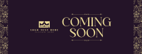 Classy Coming Soon Facebook Cover Design