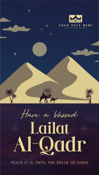 Blessed Lailat al-Qadr Instagram Reel Image Preview