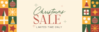 Christmas Holiday Shopping  Sale Twitter Header