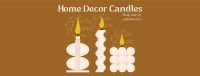 Home Decor Candles Facebook Cover Design