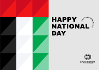 UAE National Day Postcard Image Preview