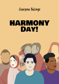 Harmony Day Celebration Poster