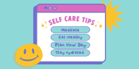 Self Care Tips Twitter Post