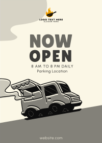 Food Truck Smell Flyer Design