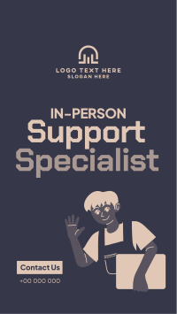 Tech Support Specialist Instagram Reel Image Preview