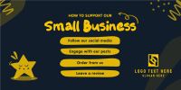 Support Small Business Twitter Post