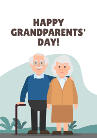 Happy Grandparents Day! Flyer