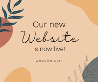 New Website Announcement Facebook Post Design