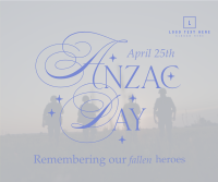 Anzac Day Remembrance Facebook Post