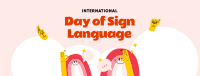 Sign Language Day Facebook Cover