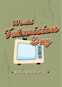Retro TV Day Flyer