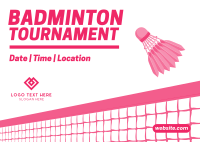 Badminton Postcard example 2