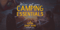 Camping Gear Essentials Twitter Post