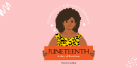 Juneteenth Woman Twitter Post