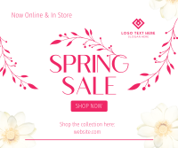 Aesthetic Spring Sale  Facebook Post Design