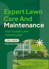 Expert Lawn Maintenance Flyer