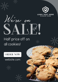 Baked Cookie Sale Poster