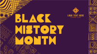 Patterned Black History Animation