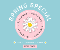 Spring Giveaway Facebook Post