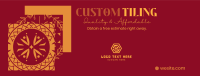 Custom Tiles Facebook Cover Design