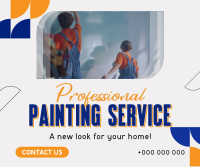 Professional Painting Service Facebook Post Design