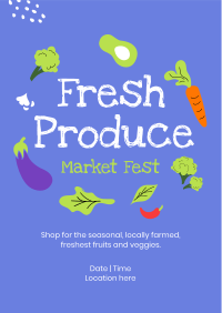 Fresh Market Fest Flyer