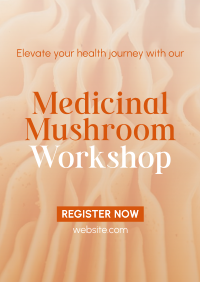 Minimal Medicinal Mushroom Workshop Poster