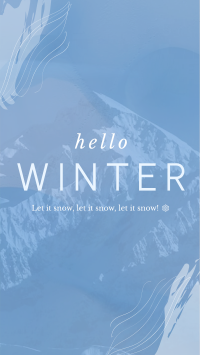 Winter Greeting TikTok Video