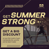 Summer Fitness Promo Instagram Post Image Preview