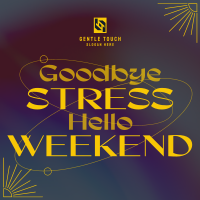 Stress Free Weekend Instagram Post