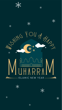 Wishing You a Happy Muharram Facebook Story