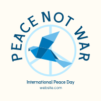 International Peace Day Instagram Post example 4