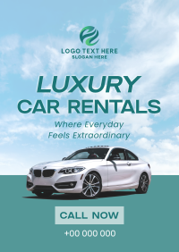 Designer Car Rental Flyer