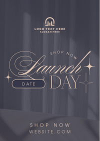 Sophisticated Launch Day Flyer