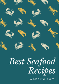 Seafood Recipes Flyer
