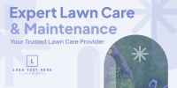 Expert Lawn Maintenance Twitter Post