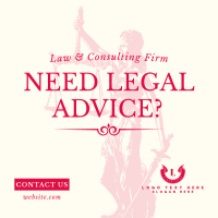 Law & Consulting Instagram Post Design