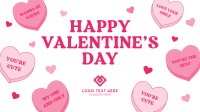 Valentine Candy Hearts Animation
