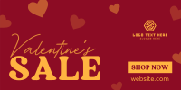 Valentine Hearts Special Sale Twitter Post