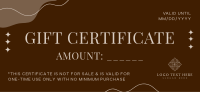 Beauty Gift Certificate example 4